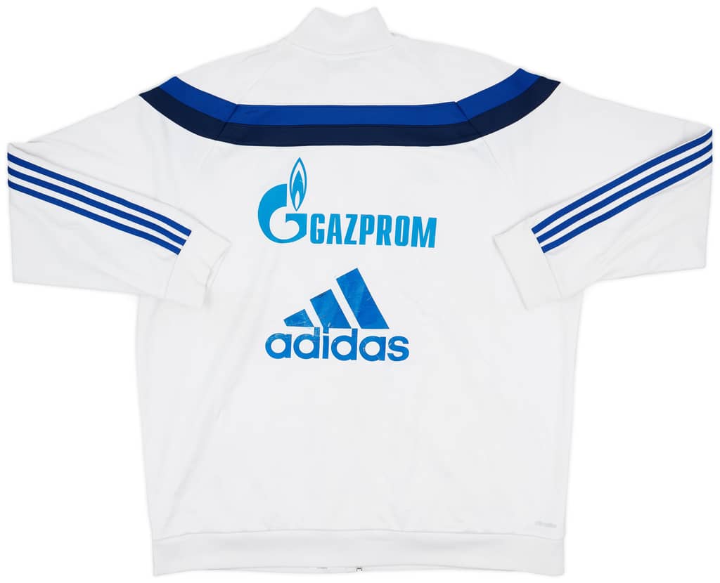 2014-15 Schalke adidas Track Jacket - 7/10 - (XXL)