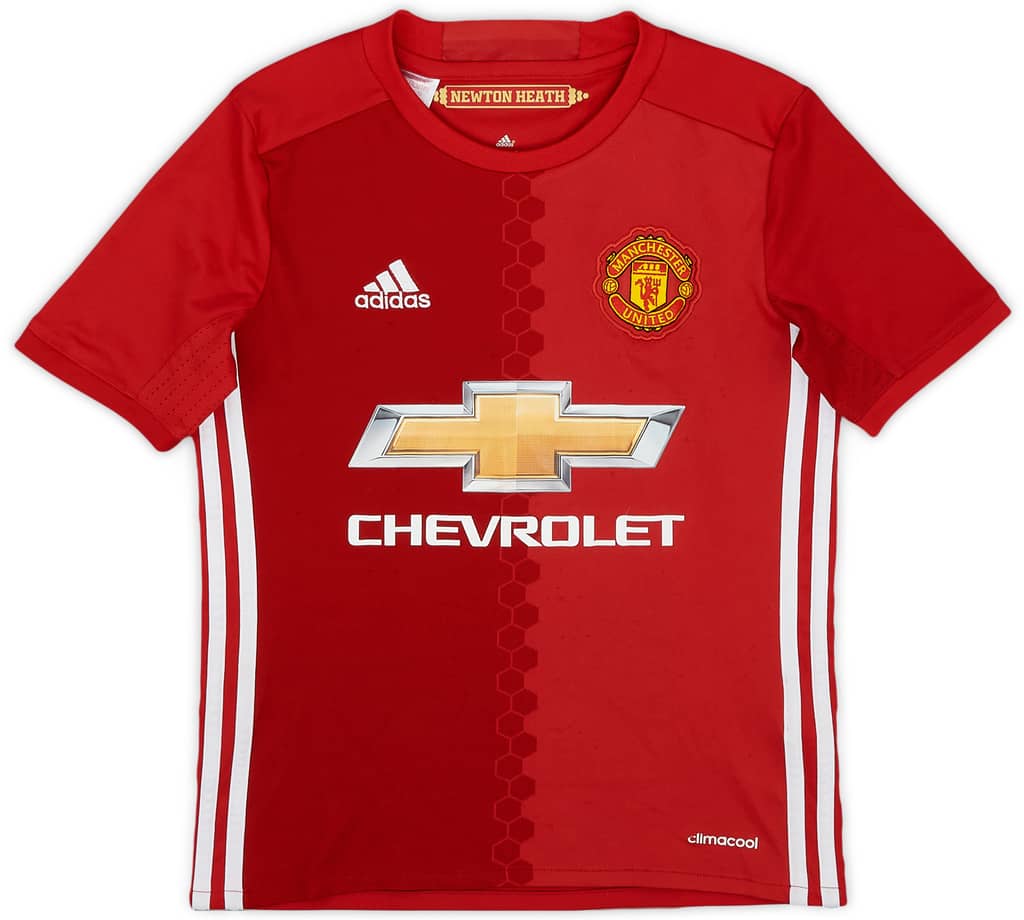 2016-17 Manchester United Home Shirt - 7/10 - (S.Boys)