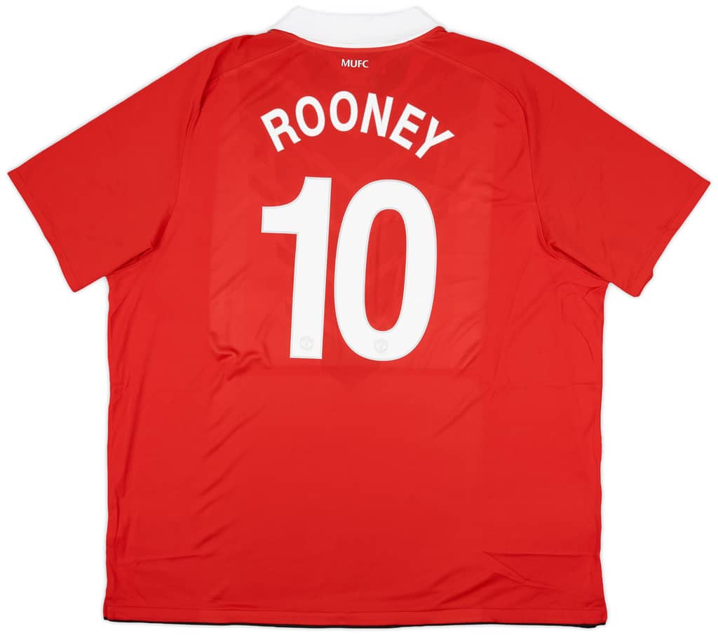2010-11 Manchester United Home Shirt Rooney #10 (3XL)