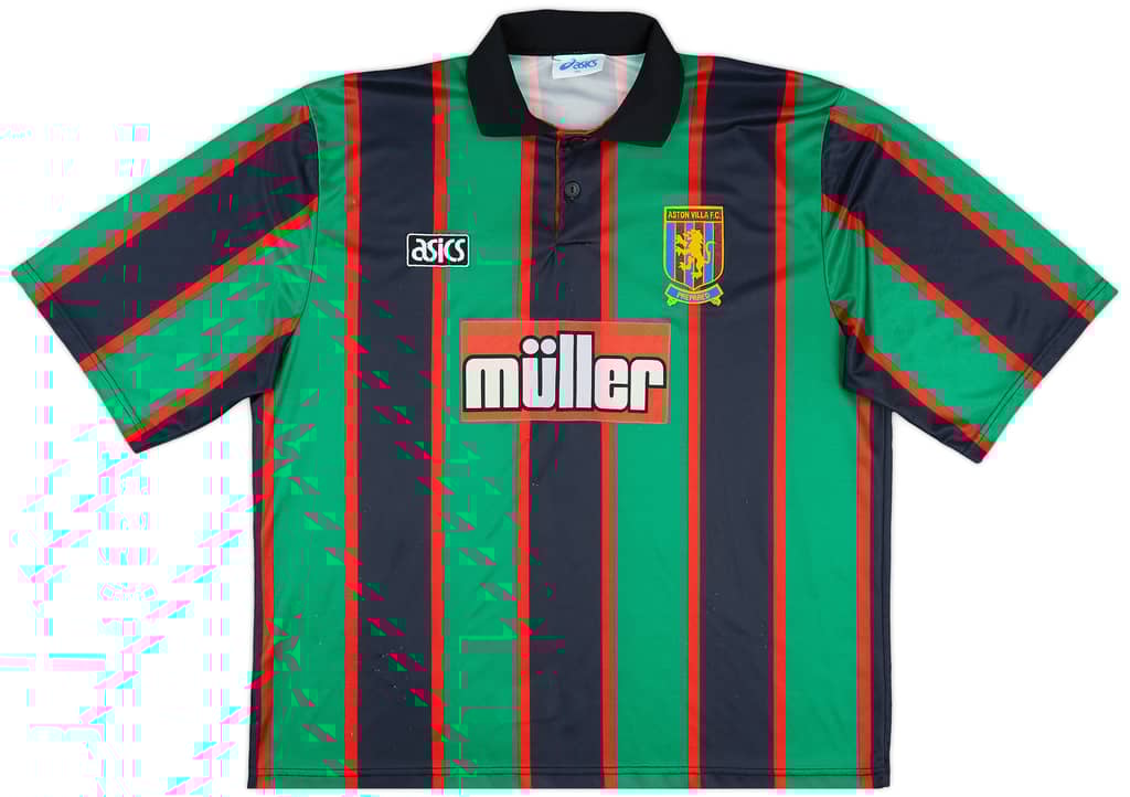 1993-95 Aston Villa Away Shirt McGrath #5 - 7/10 - (XXL)