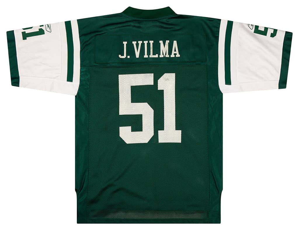 2004 New York Jets J. Vilma #51 Reebok On Field Jersey (Home) M