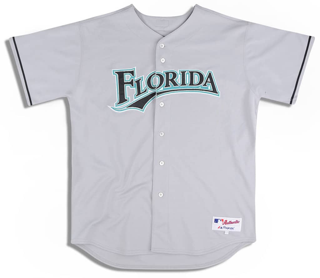 2005-07 Florida Marlins Authentic Majestic Jersey (Away) XXL