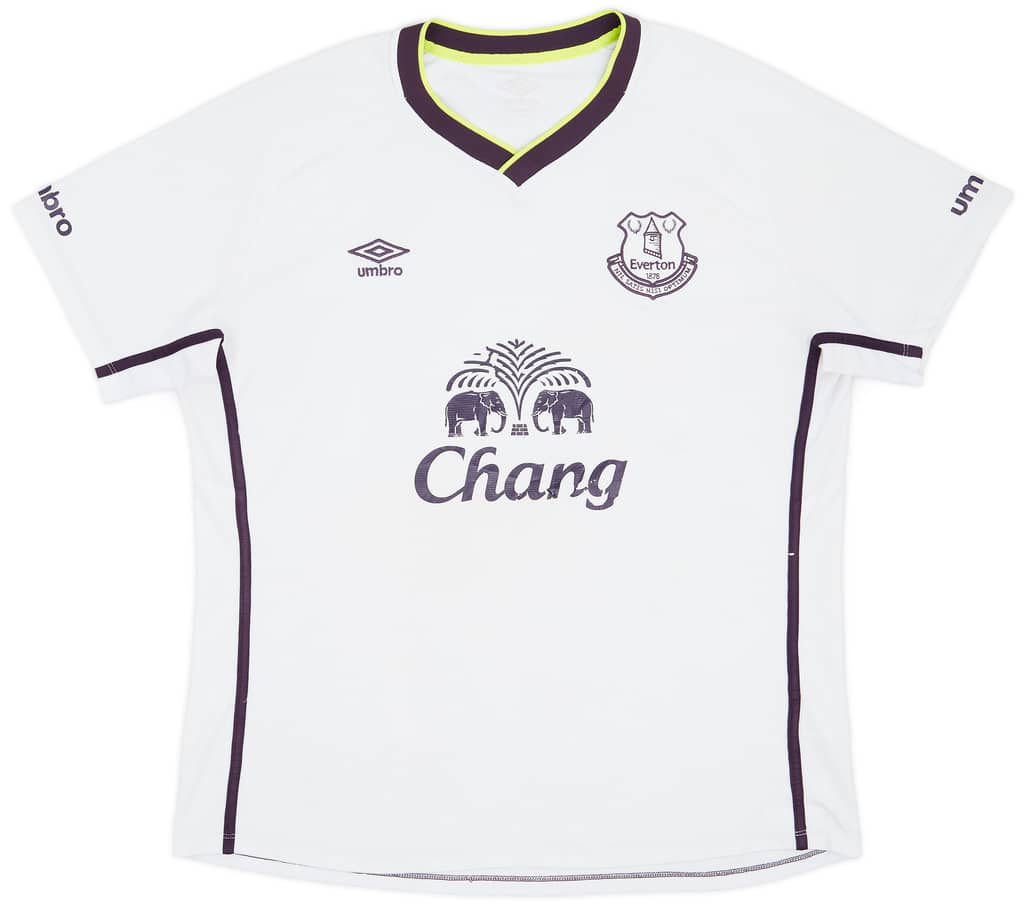 2014-15 Everton Third Shirt Baines #3 - 5/10 - (XL)