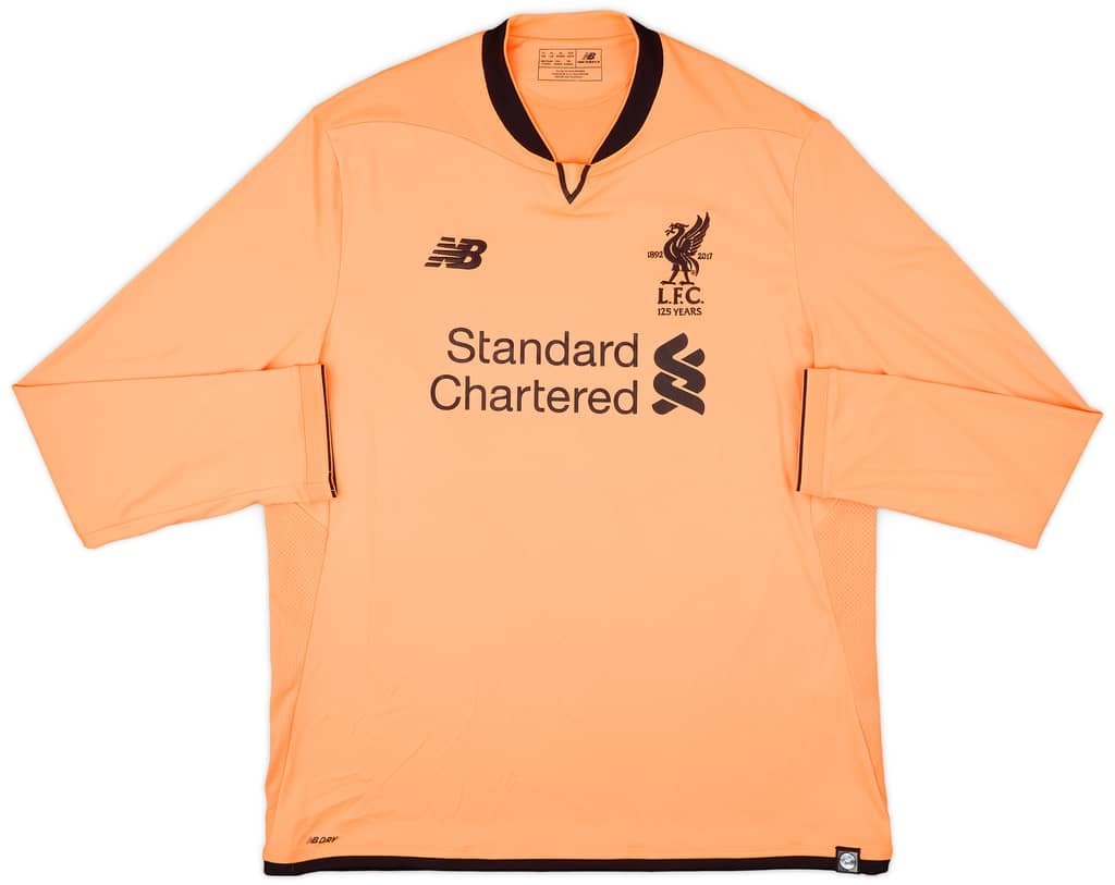 2017-18 Liverpool 125 Years Third L/S Shirt M.Salah #11 - 9/10 - (XL)