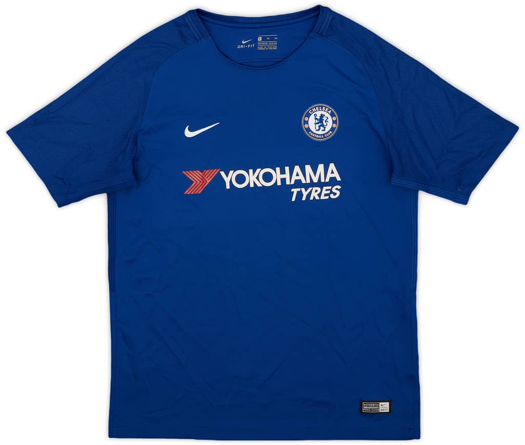 2017-18 Chelsea Home Shirt - 9/10 - (XL.Boys)