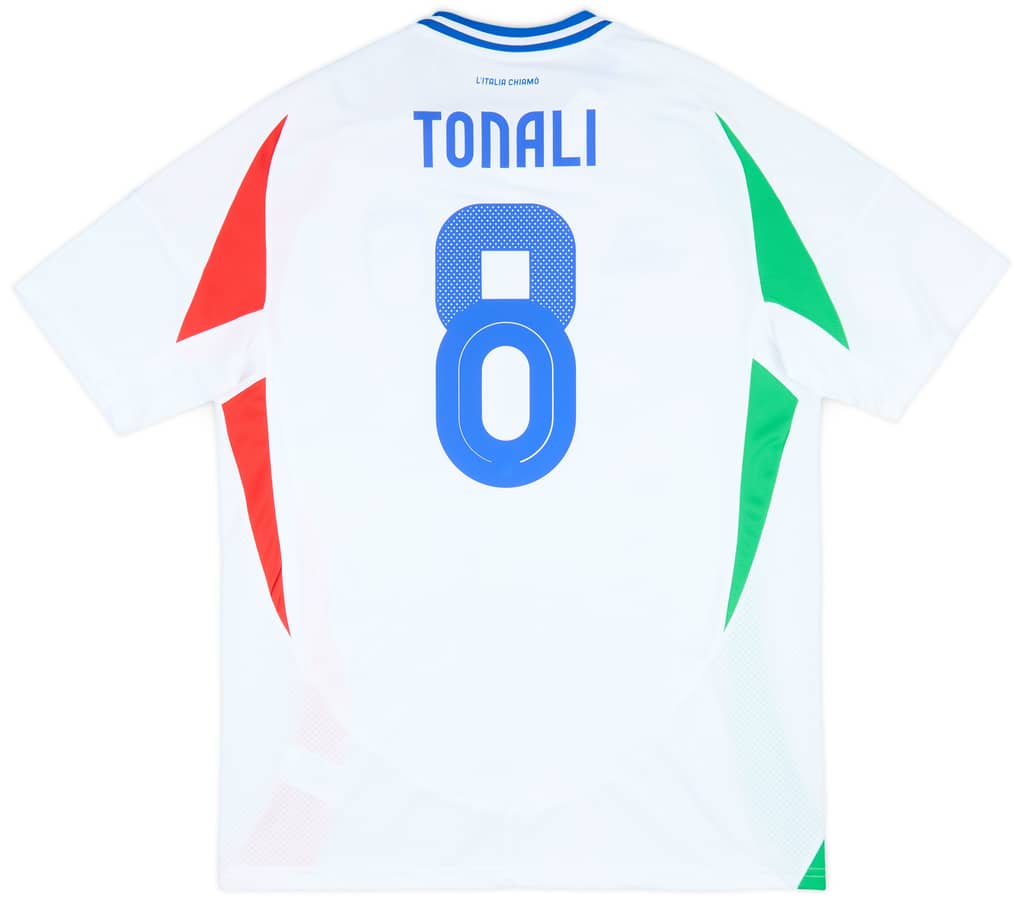 2024-25 Italy Away Shirt Tonali #8