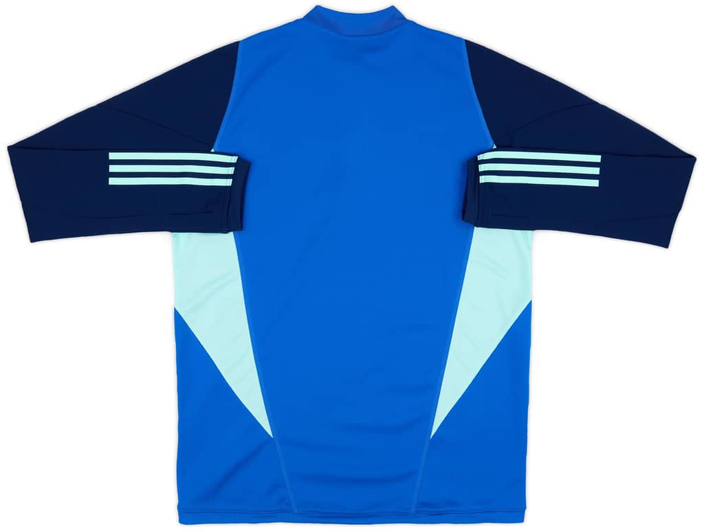 2023-24 Leeds United adidas 1/4 Zip Training Top