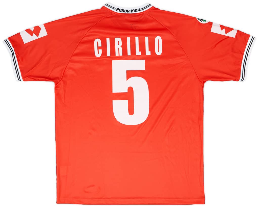 2004-05 Siena Match Issue Away Shirt Cirillo #5