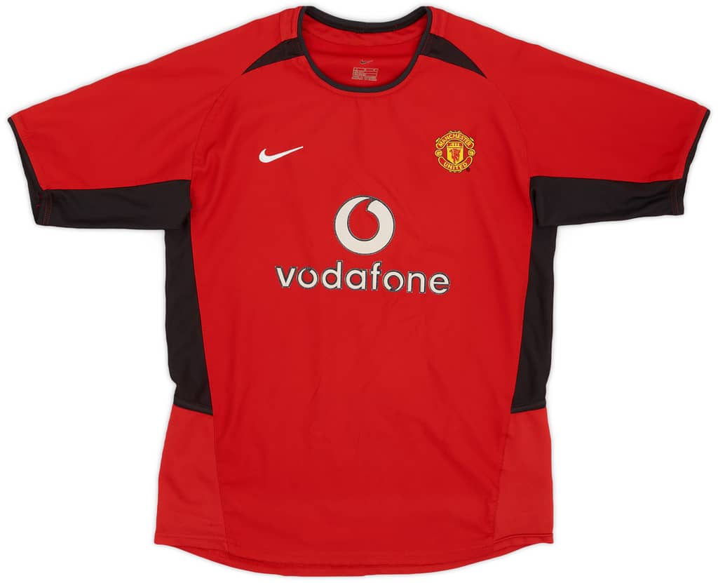 2002-04 Manchester United Home Shirt - 7/10 - (L.Boys)