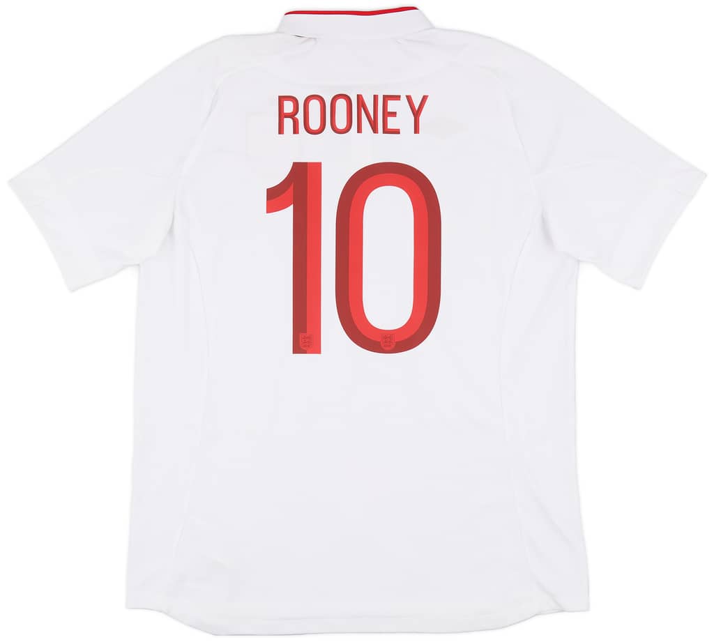 2012-13 England Home Shirt Rooney #10 (XL)