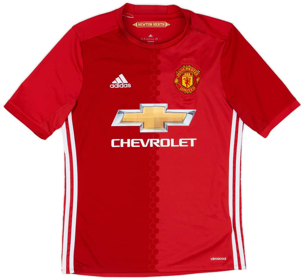 2016-17 Manchester United Home Shirt - 7/10 - (XL.Boys)