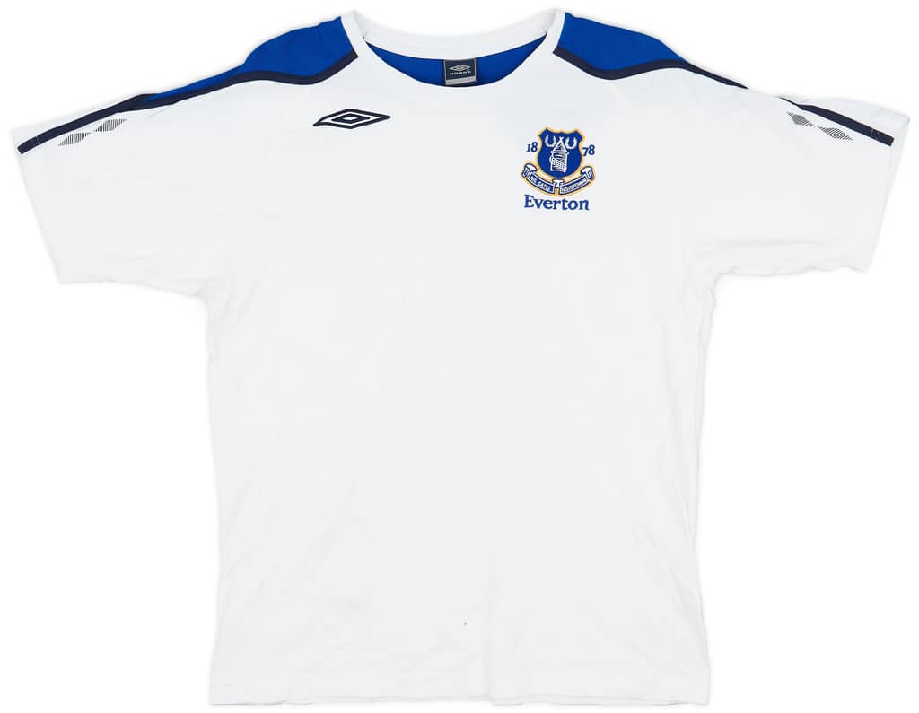 2007-08 Everton Umbro Cotton Tee - 9/10 - (L)