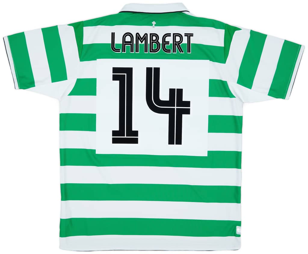 2004-05 Celtic Home Shirt Lambert #14 - 8/10 - (XL)
