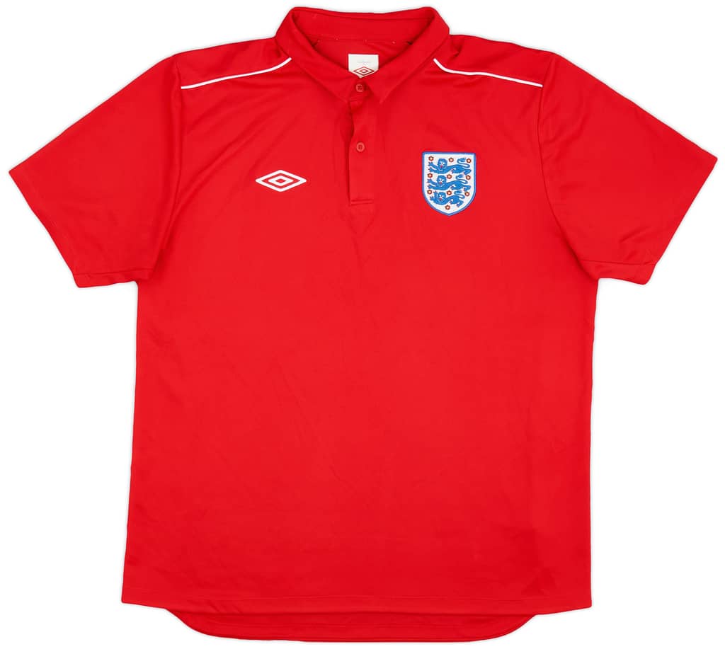 2009-10 England Umbro Polo Shirt - 9/10 - (XXL)