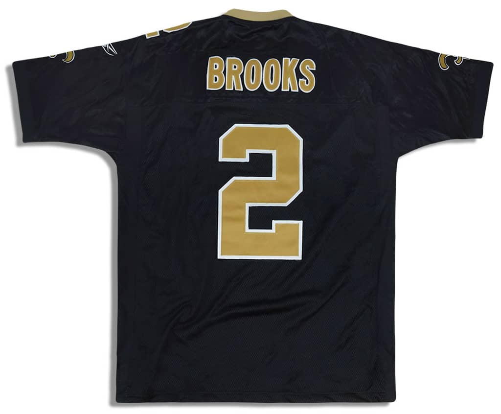 2002-04 New Orleans Saints Brooks #2 Authentic Reebok Jersey (Home) XXL