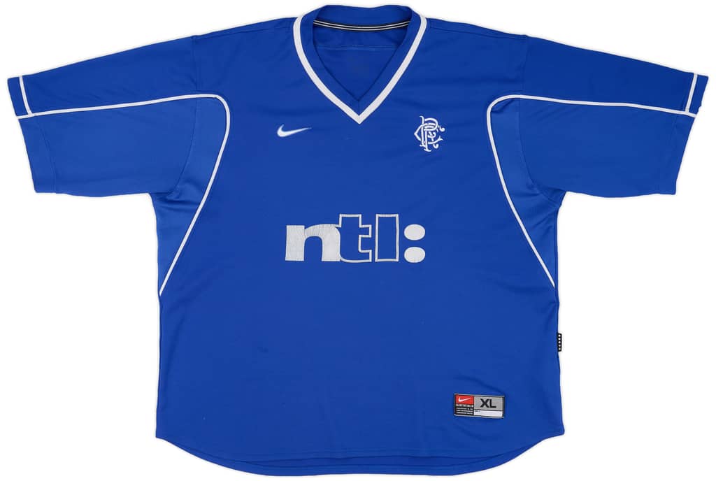 1999-01 Rangers Home Shirt - 5/10 - (XL)