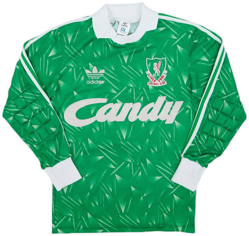 1989-91 Liverpool GK Shirt #1 - 8/10 - (M.Boys)