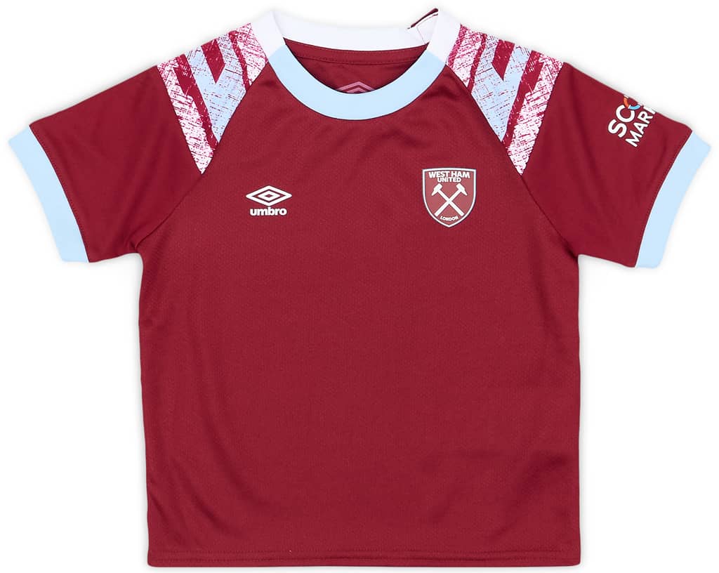 2022-23 West Ham Home Shirt - As New - (BABY)
