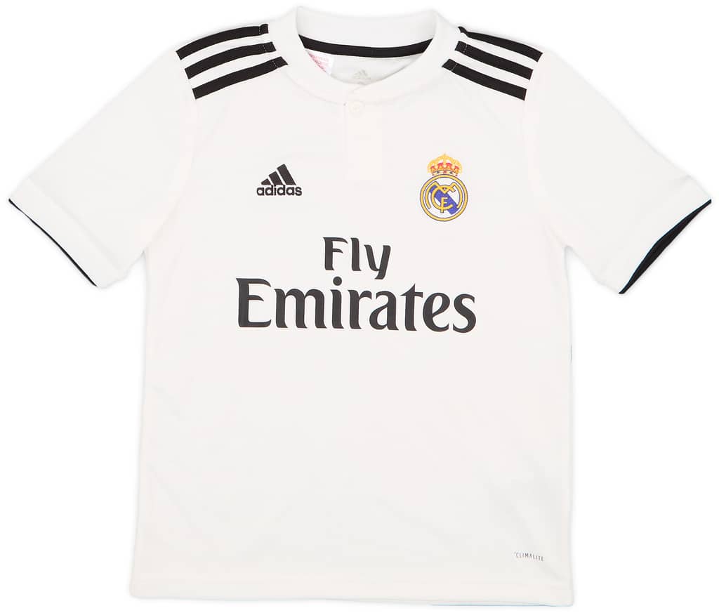 2018-19 Real Madrid Home Shirt - 9/10 - (S.Boys)