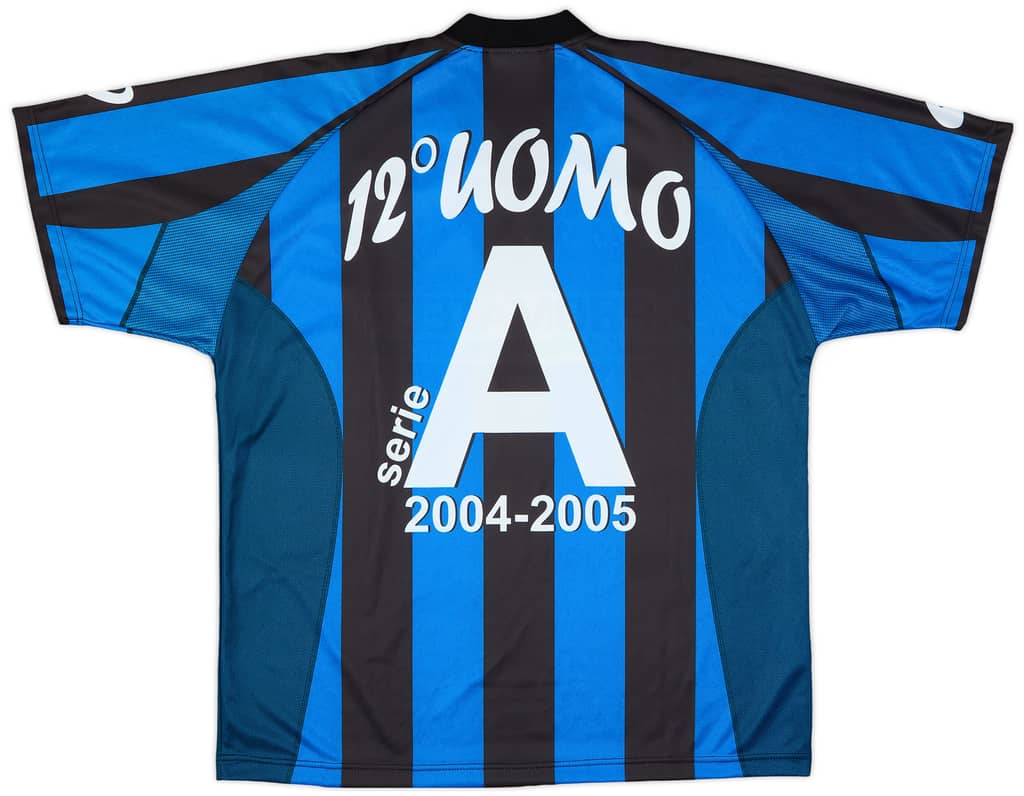 2004-05 Atalanta Basic '12 Uomo' Home Shirt - 10/10 - (XL)