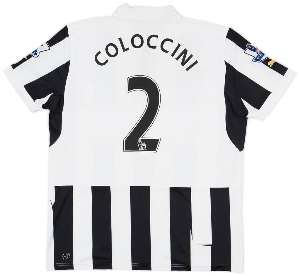 2012-13 Newcastle Home Shirt Coloccini #2 - 7/10 - (XL)