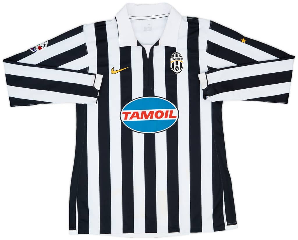 2006-07 Juventus Match Issue Home L/S Shirt Marchionni #32