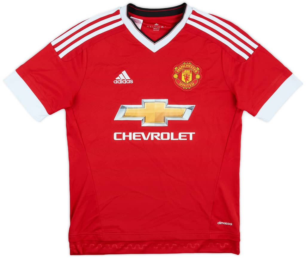 2015-16 Manchester United Home Shirt - 7/10 - (XL.Boys)