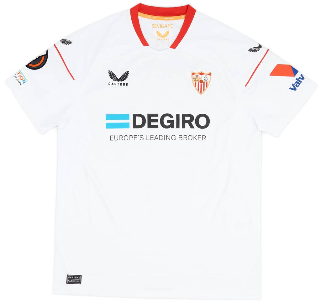 2022-23 Sevilla Match Issue Europa League Home Shirt I.Rakitic #10