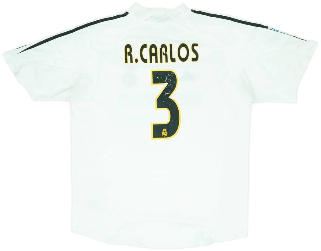 2004-05 Real Madrid Home Shirt R.Carlos #3 - 5/10 - (L)