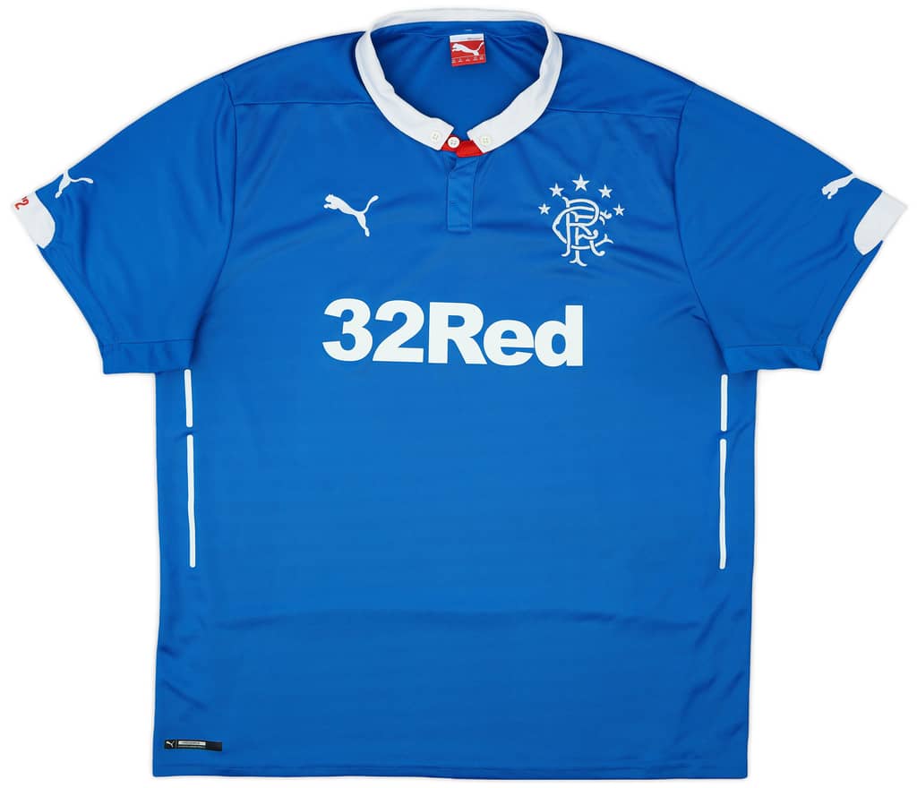 2014-15 Rangers Home Shirt - 8/10 - (XXL)