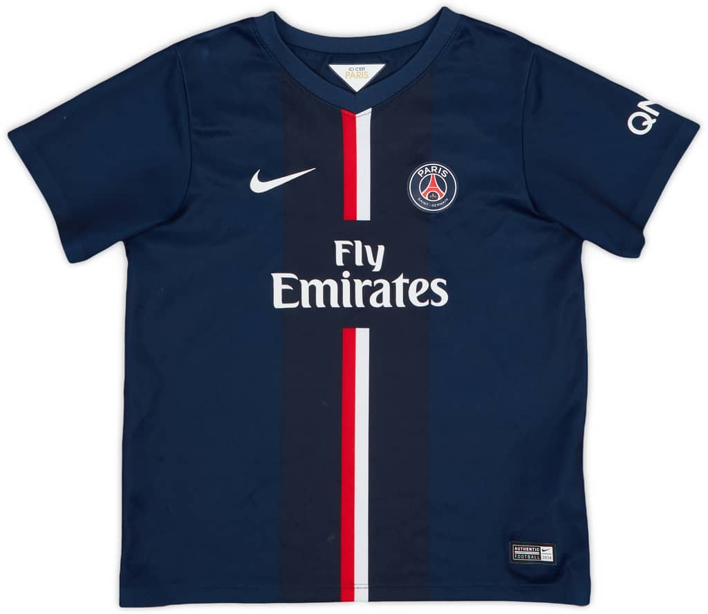 2014-15 Paris Saint-Germain Home Shirt - 9/10 - (5-6 Years)