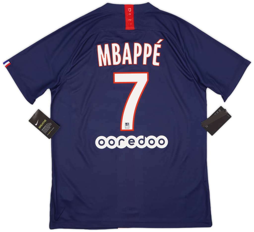 2019-20 Paris Saint-Germain Home Shirt Mbappe #7 (L)