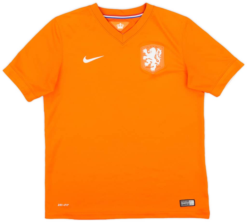 2014-15 Netherlands Home Shirt - 8/10 - (XL.Boys)