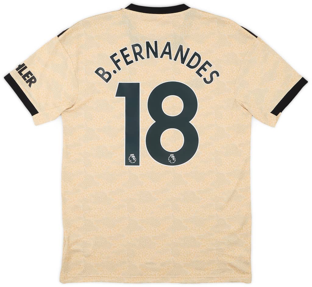 2019-20 Manchester United Away Shirt B.Fernandes #18 (M)
