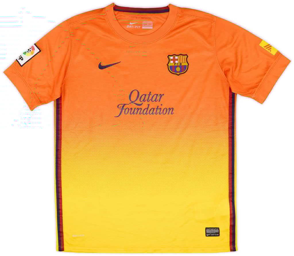 2012-13 Barcelona Away Shirt - 8/10 - (XL.Boys)
