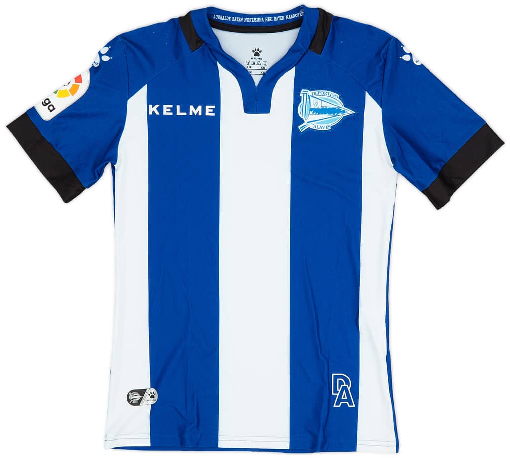 2017-18 Alaves Home Shirt - 7/10 - (XS)