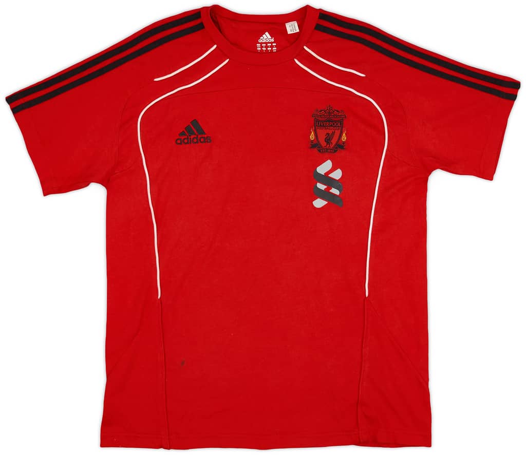 2010-11 Liverpool adidas Training Tee - 7/10 - (M/L)
