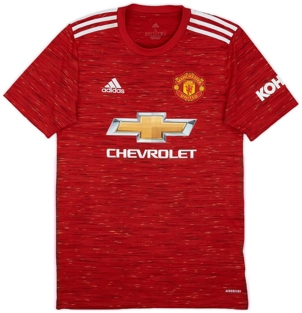 2020-21 Manchester United Home Shirt B.Fernandes #18 - 7/10 - (S)