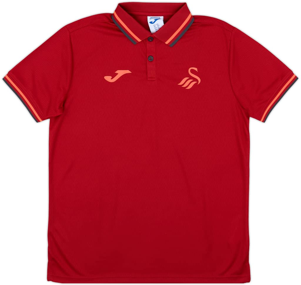 2023-24 Swansea City Joma Polo T-Shirt (13-14 Years)