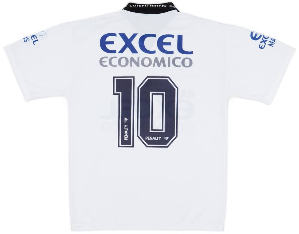 1997 Corintihians Home Shirt #10 - 6/10 - (L)