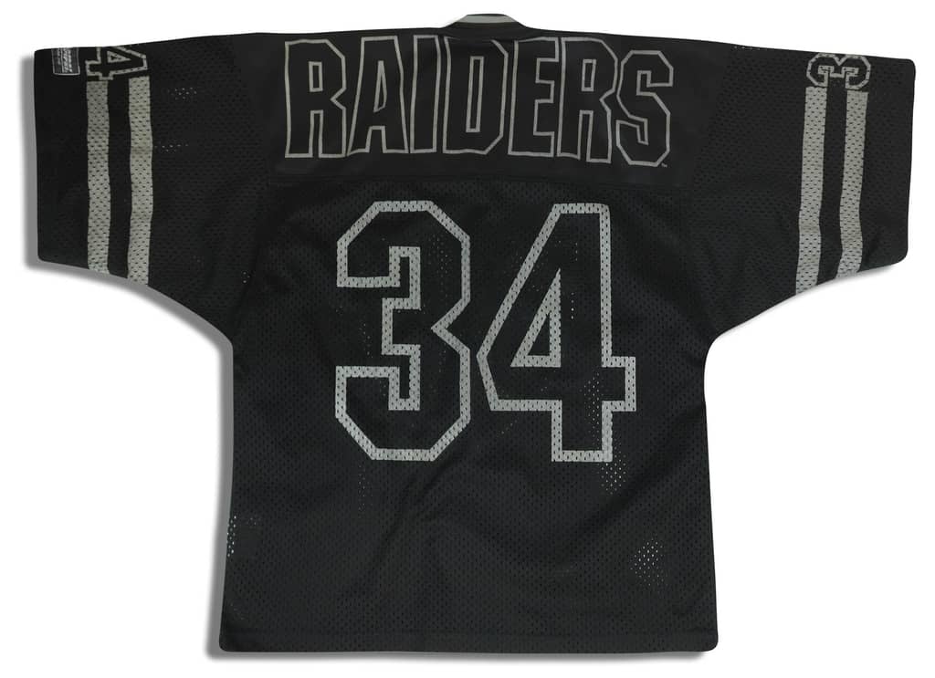 1991 Los Angeles Raiders #34 Campri Teamline Jersey L