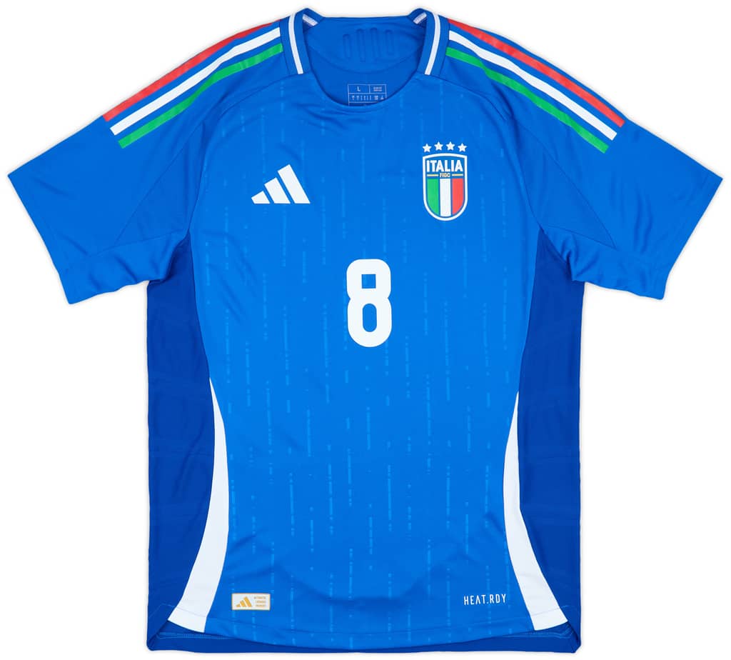2024-25 Italy Authentic Home Shirt Tonali #8
