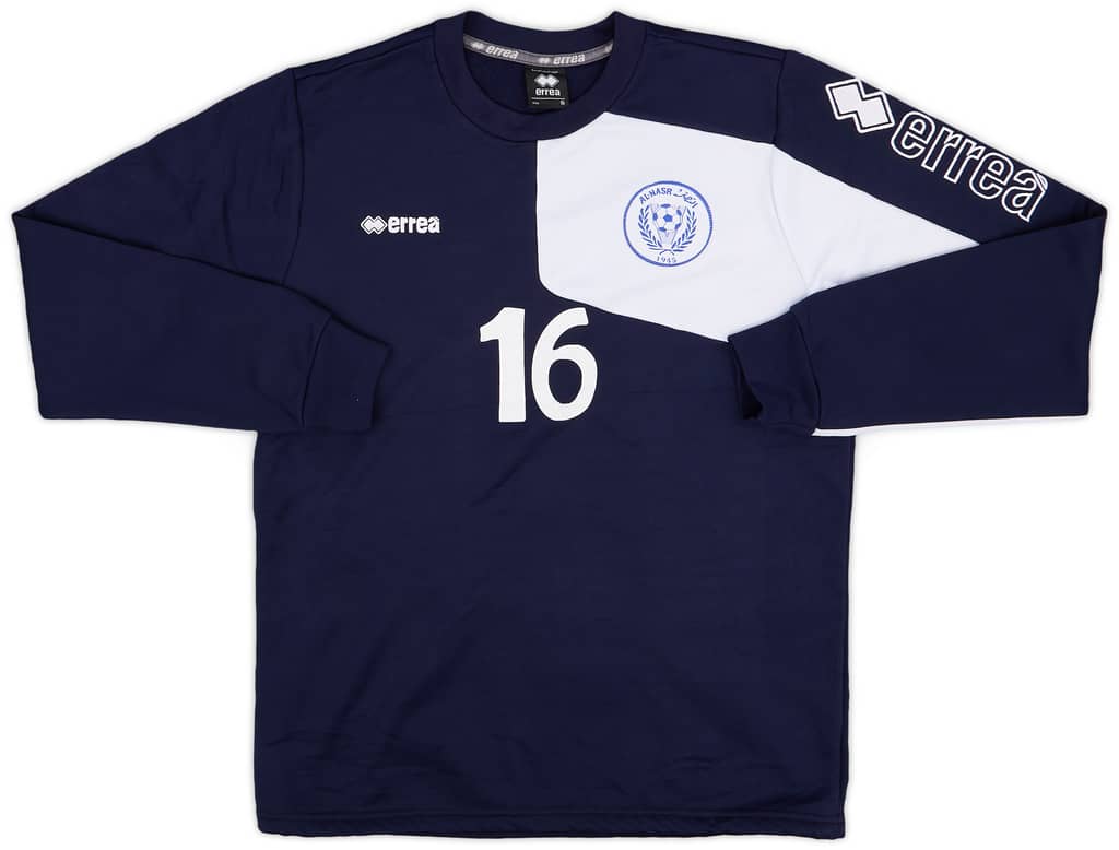 2010-11 Al-Nasr Errea Player Issue Sweat Top #16 - 9/10 - (S)