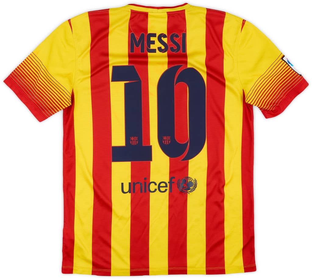 2013-15 Barcelona Away Shirt Messi #10 - 8/10 - (M)