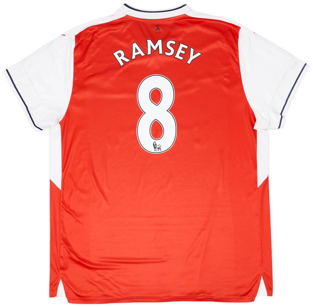 2016-17 Arsenal Home Shirt Ramsey #8 - 7/10 - (3XL)
