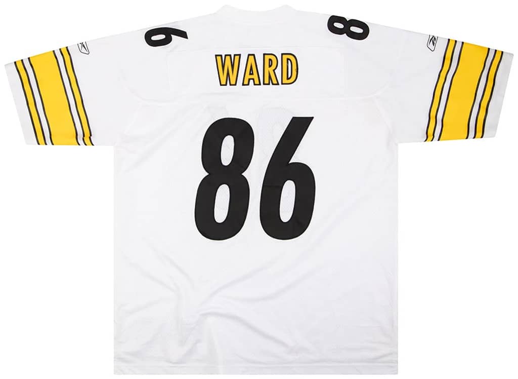 2008-11 Pittsburgh Steelers Ward #86 Reebok Premier Jersey (Away) XXL