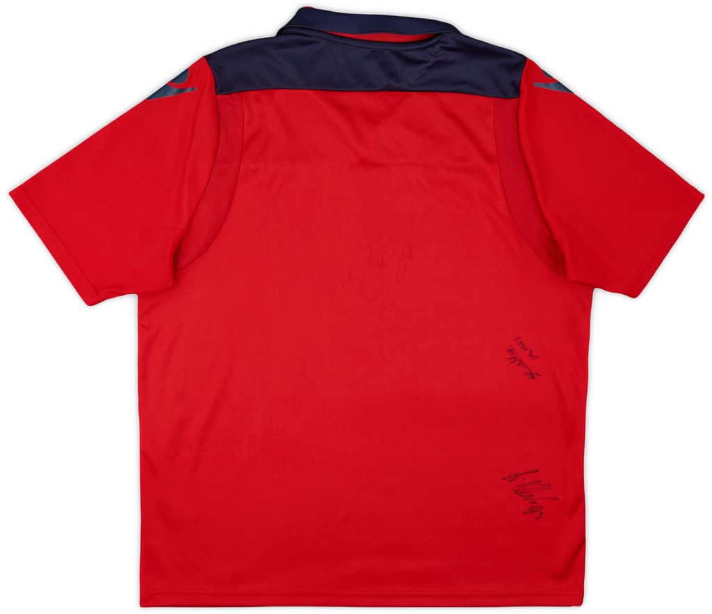 2014-15 Bologna Macron Signed Polo Shirt - 5/10 - (M)