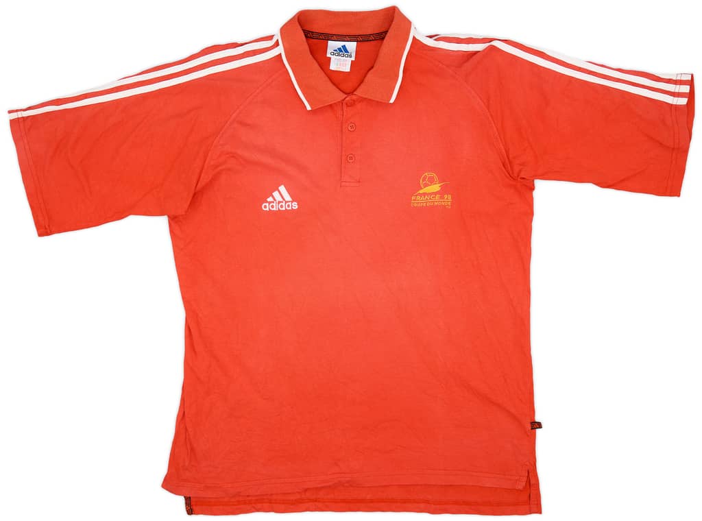 1998 adidas 'Coupe De Monde' Polo Shirt - 5/10 - (XL)