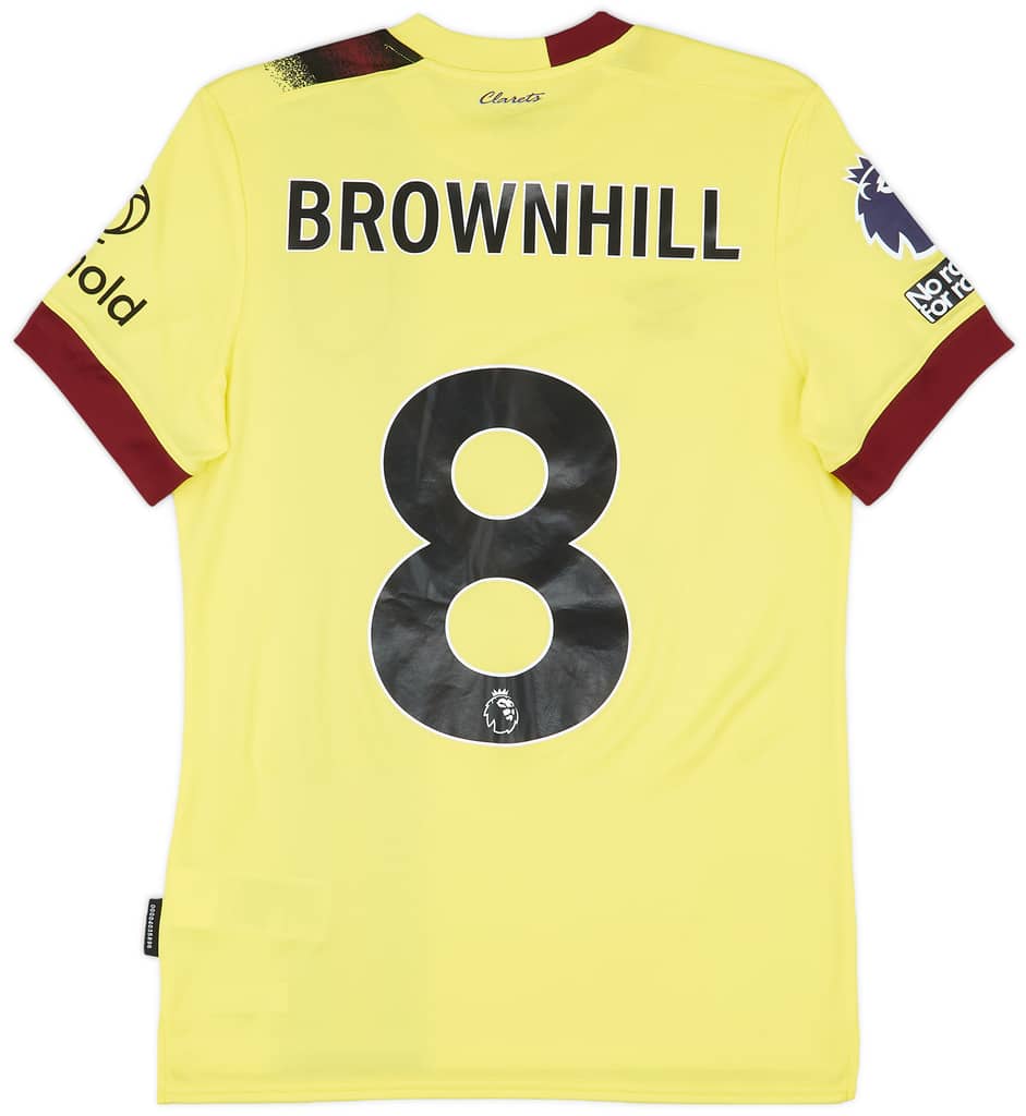 2023-24 Burnley Match Issue Away Shirt Brownhill #8