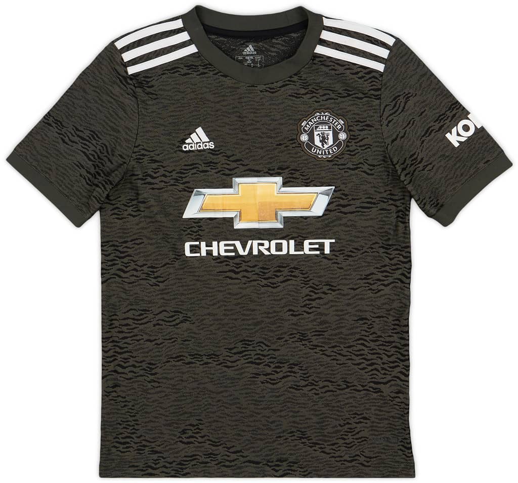 2020-21 Manchester United Away Shirt - 9/10 - (M.Boys)